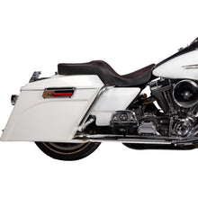 Drag Specialties Freedom Seat - Vinyl - Double Diamond Red Stitch - FLH '97-'07 [MPN: 0801-1507]_1378793