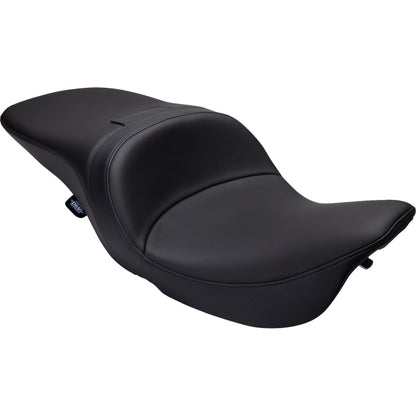 Drag Specialties Freedom Seat - Solar Leather - Black - FLH '97-'07 0801-1508_1378796