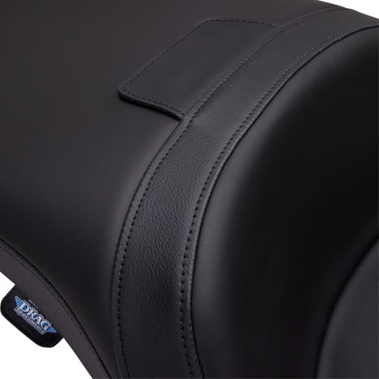 Drag Specialties Freedom Seat - Solar Leather - Black - FLH '97-'07 0801-1508_1378799