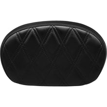 Le Pera Sissy Bar Pad - Medium - Double Diamond - Shiny Black L-SBP02DD-SH_1378801