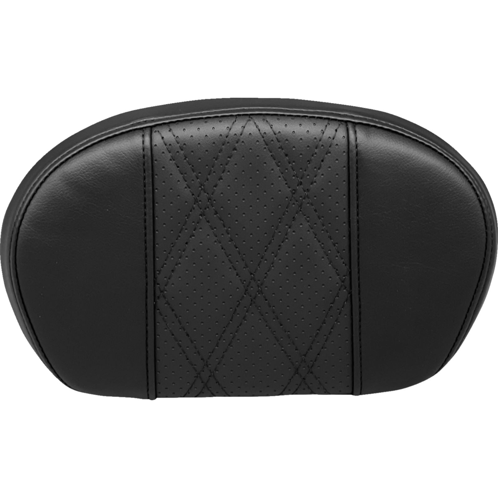 Le Pera Sissy Bar Pad - Medium - GT2/HR2 - Perforated Black L-SBP02GT/HR2_1378805