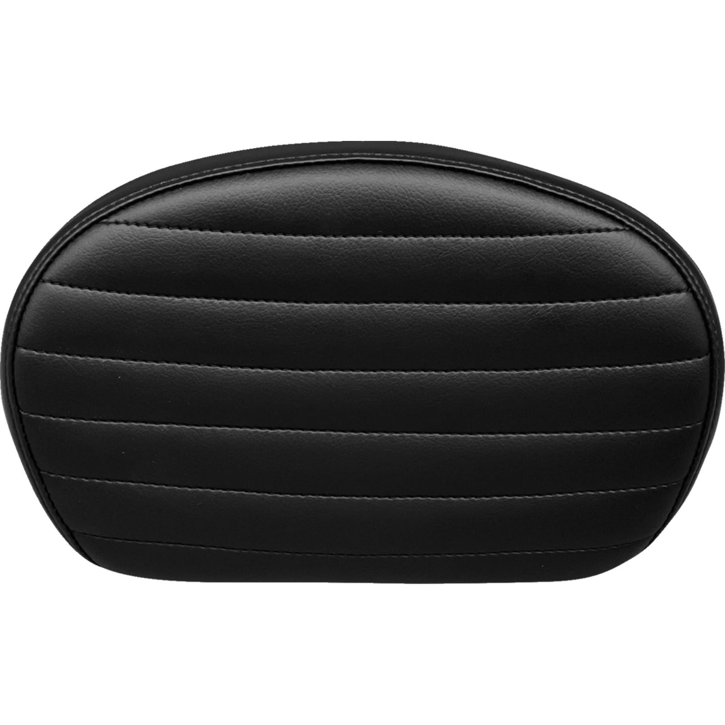 Le Pera Sissy Bar Pad - Medium - Pleated - Dull Black L-SBP02PT-DULL_1378737