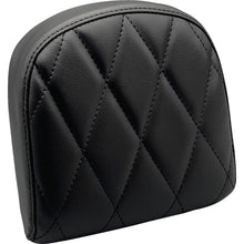 Le Pera Sissy Bar Pad - Small - Diamond - Dull Black L-SBP03DM-DULL_1378857