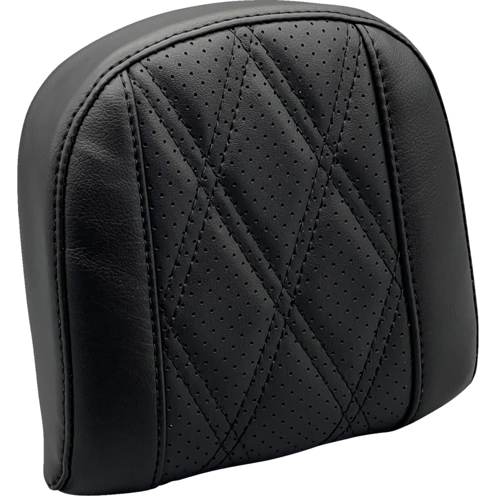 Le Pera Sissy Bar Pad - Small - GT2/HR2 - Perforated Black L-SBP03GT/HR2_1378860