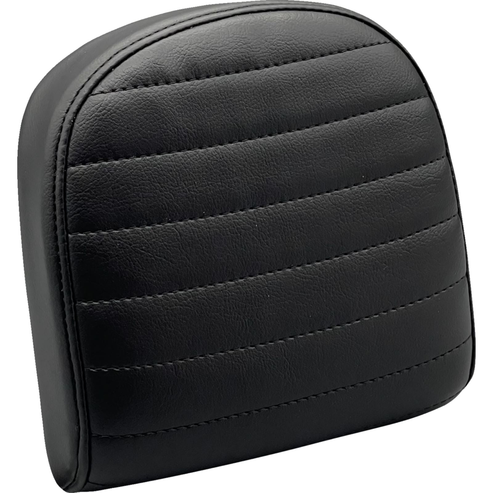 Le Pera Sissy Bar Pad - Small - Pleated - Dull Black [MPN: L-SBP03PT-DULL]_1378864