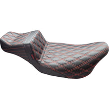 Le Pera Tailwhip Daddy Long Legs Seat - Double Diamond with Red Thread LK-587DLDD-RED_1378869