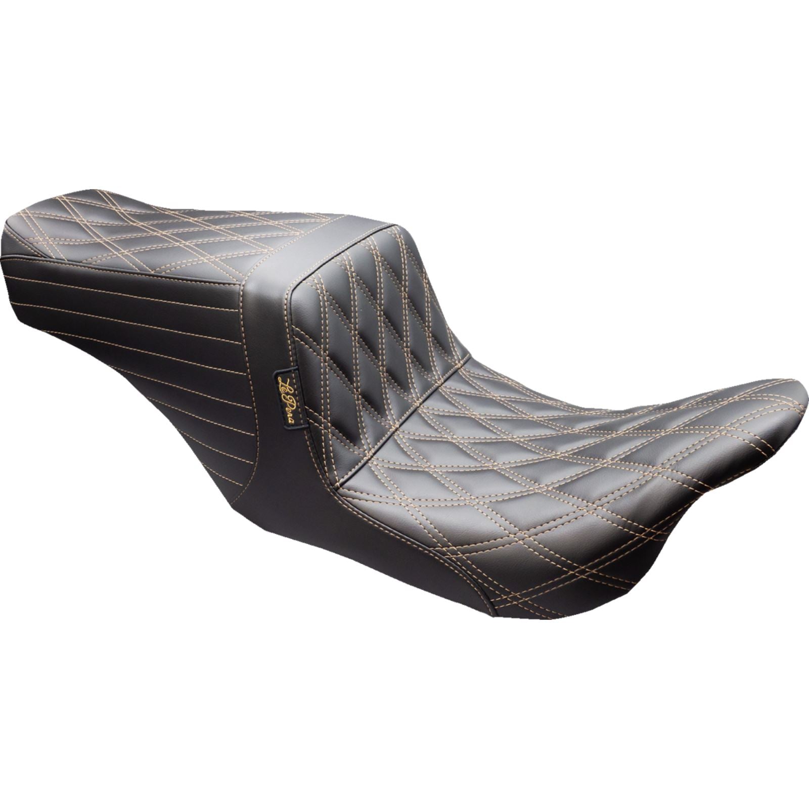 Le Pera Tailwhip Up Front Seat - Diamond w/ Chestnut Thread - FL '08-'23 LKU-587DD-CHET_1411019