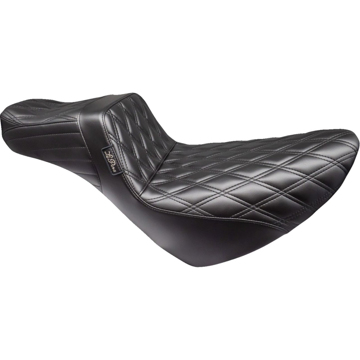 Le Pera Tailwhip Daddy Long Legs Low Rider Seat - Double Diamond - Black [MPN: LYR-580DLDD]_1378842