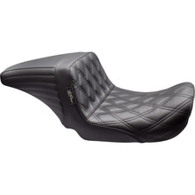 Le Pera Kickflip Up Front Seat - Double Diamond - Black - Dyna '06-'17 [MPN: LKU-591DD]_1378846
