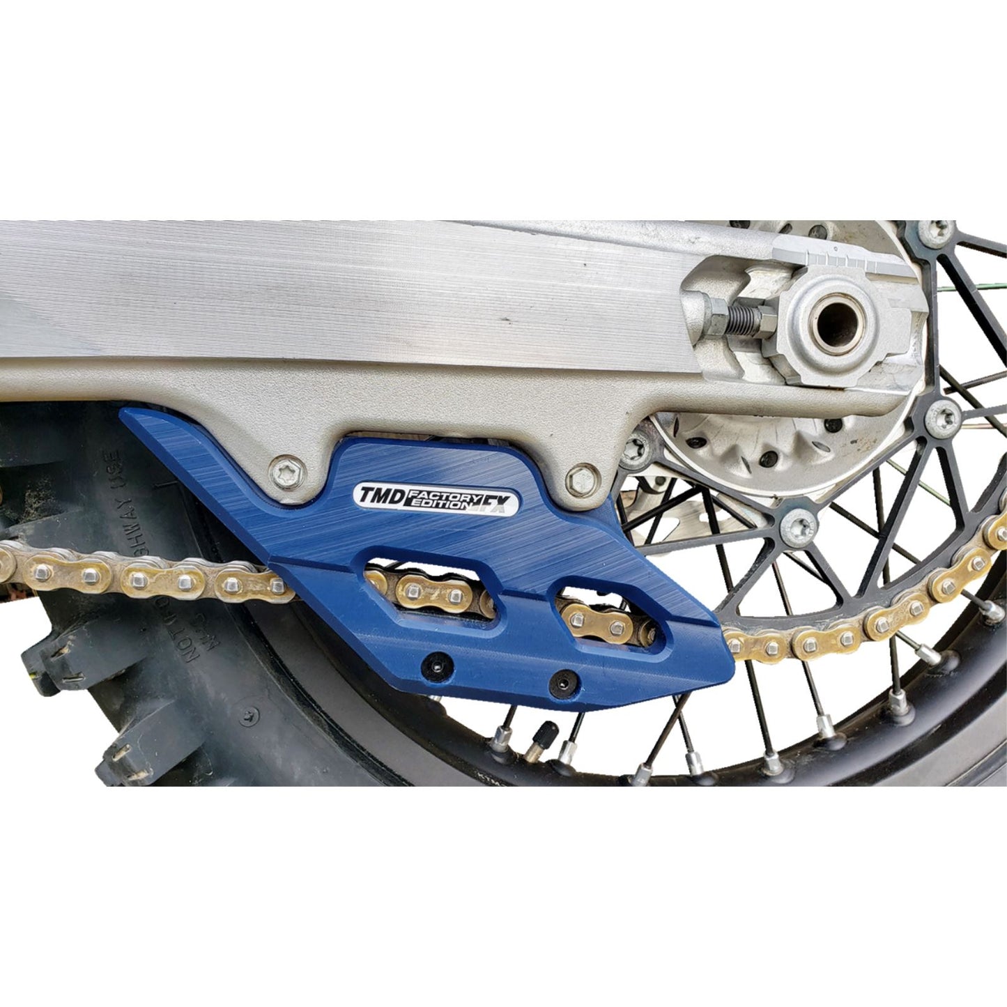 TM Design Works Factory Edition Chain Guide With Replacement Wear Pad - Blue [MPN: RCG-KT5-BL2]_1378895
