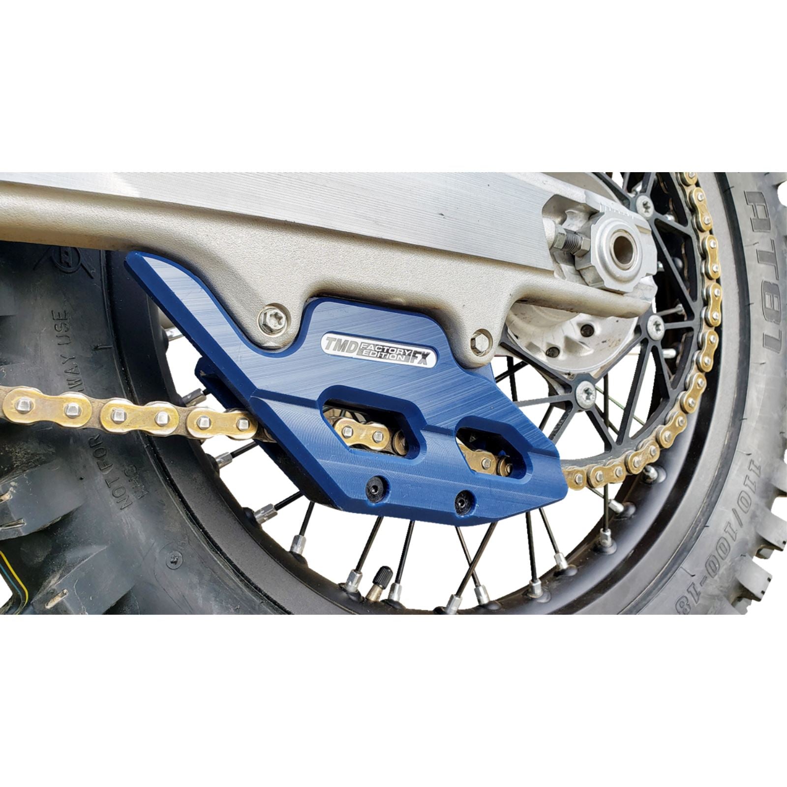 TM Design Works Factory Edition Chain Guide With Replacement Wear Pad - Blue [MPN: RCG-KT5-BL2]_1378898