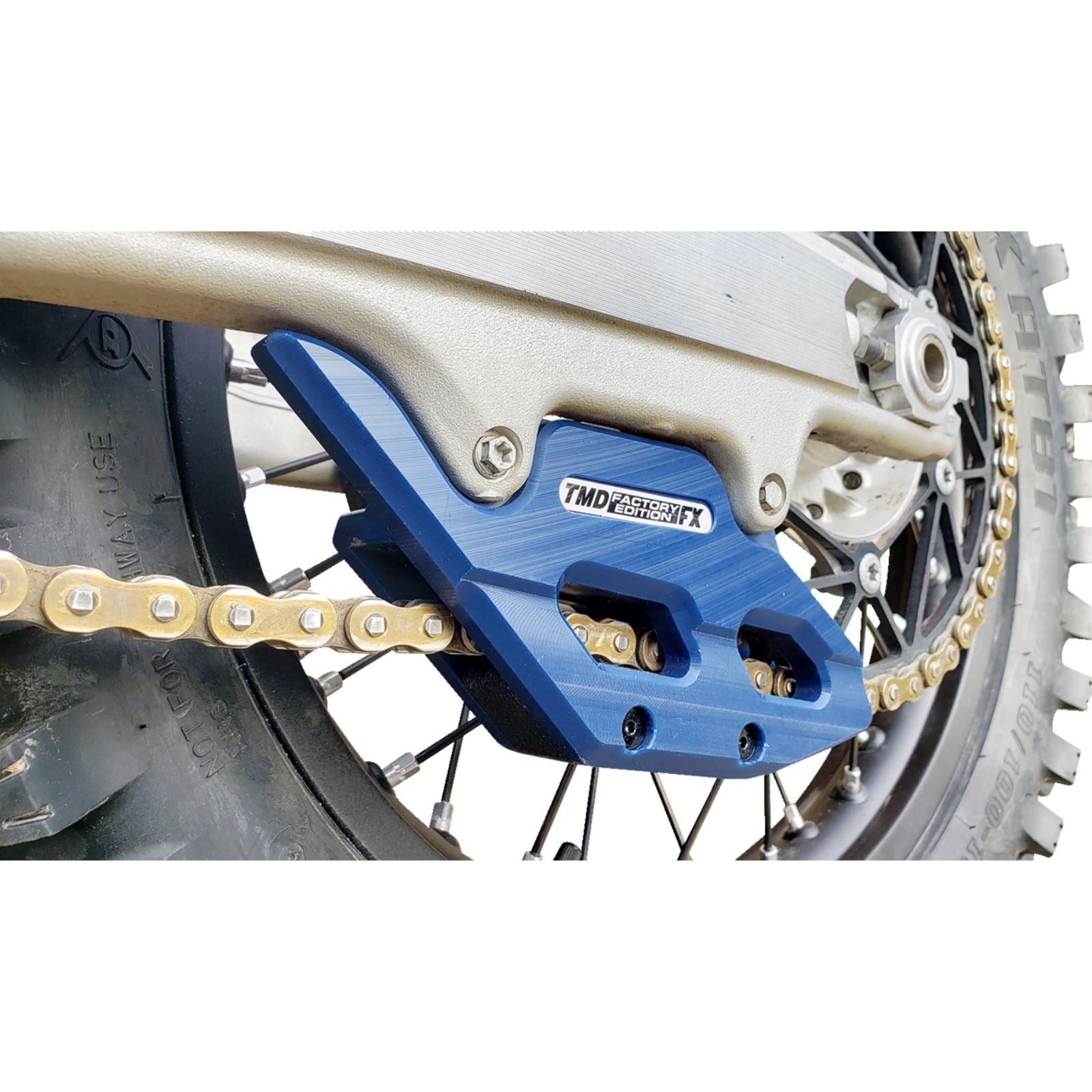 TM Design Works Factory Edition Chain Guide With Replacement Wear Pad - Blue [MPN: RCG-KT5-BL2]_1378900