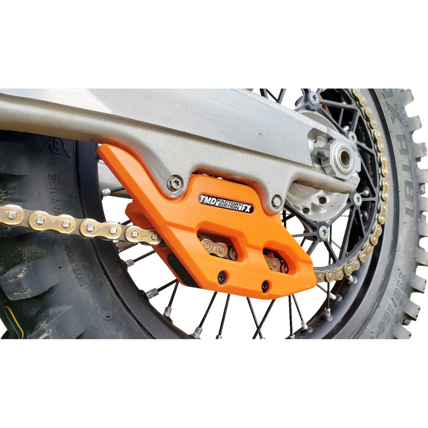 TM Design Works Factory Edition Chain Guide With Replacement Wear Pad - Orange [MPN: RCG-KT5-OR]_1378907