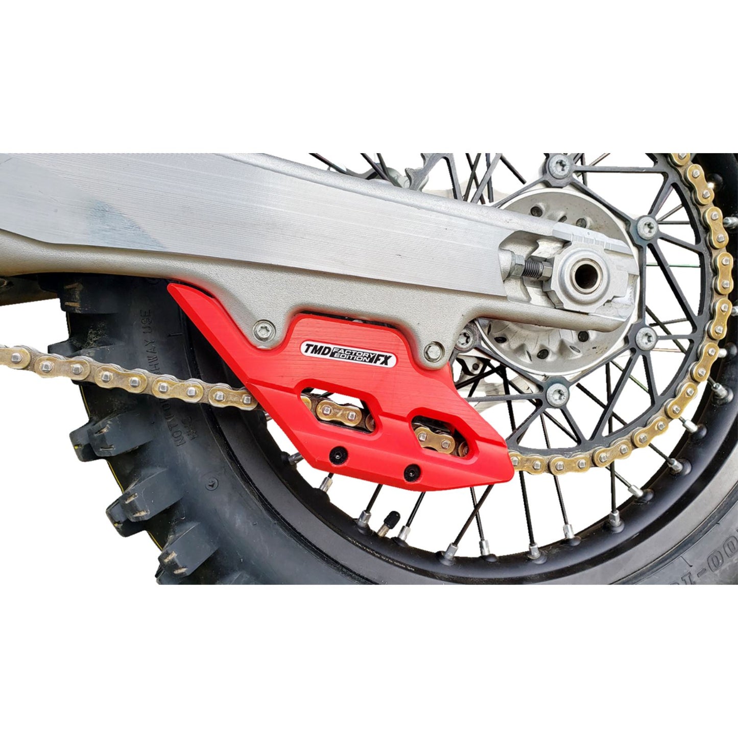 TM Design Works Factory Edition Chain Guide With Replacement Wear Pad - Red [MPN: RCG-KT5-RD]_1378893