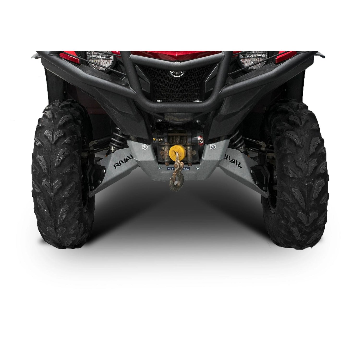 Rival Powersports USA Alloy Central Skid Plate Compatible with Yamaha Grizzly 700 [MPN: 2444.7124.1]_2091664
