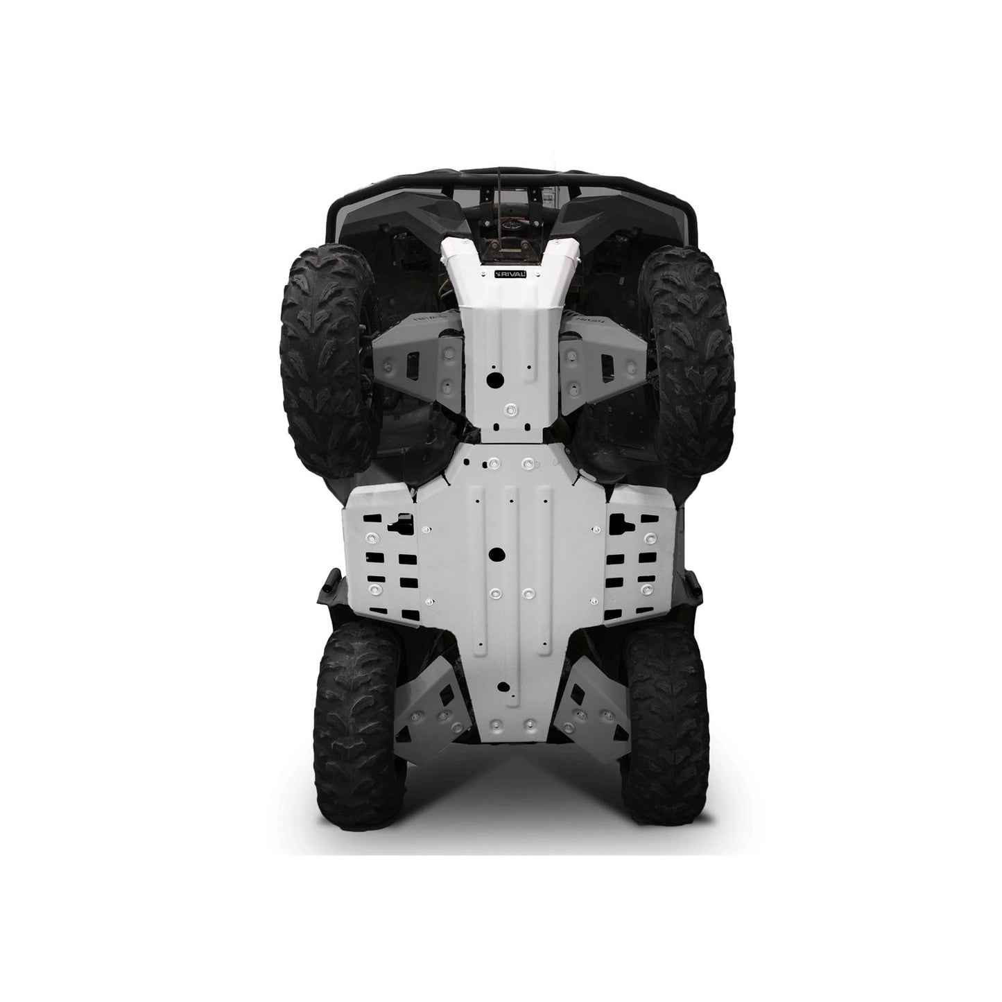 Rival Powersports USA Alloy Central Skid Plate Compatible with Yamaha Grizzly 700 [MPN: 2444.7124.1]_2091665