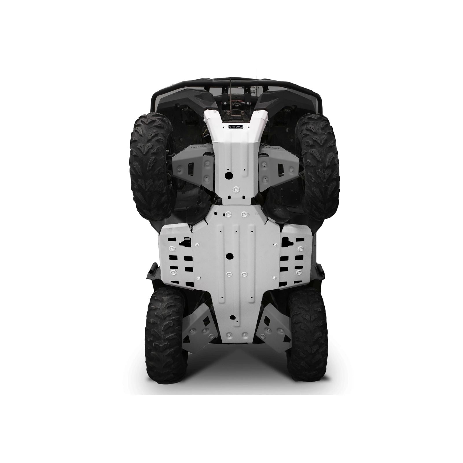 Rival Powersports USA Alloy Central Skid Plate Compatible with Yamaha Grizzly 700 [MPN: 2444.7124.1]_2091665