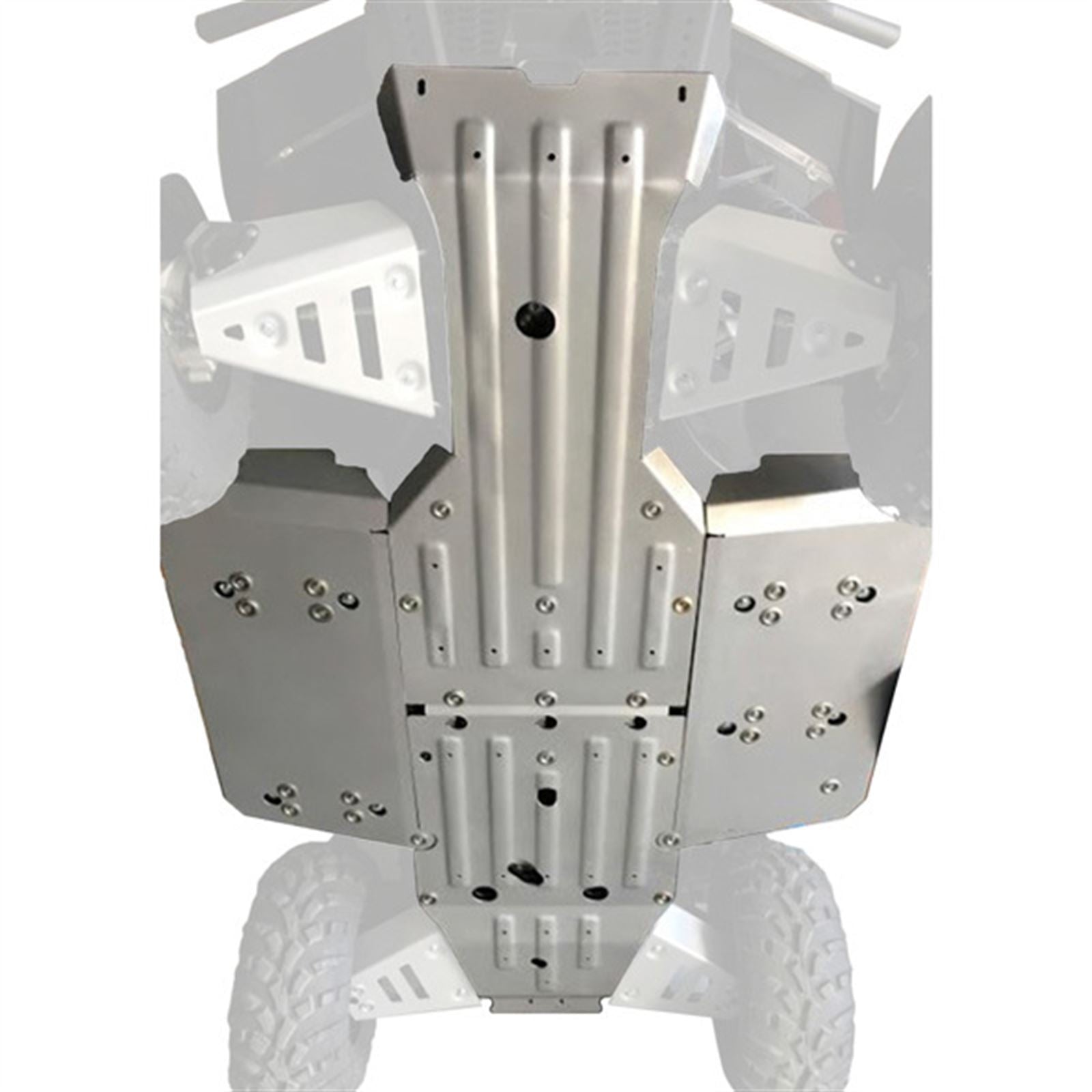 Rival Powersports USA Alloy Central Skid Plate for Polaris Ranger 500/570 Mid Size 2444.7440.1_1732344