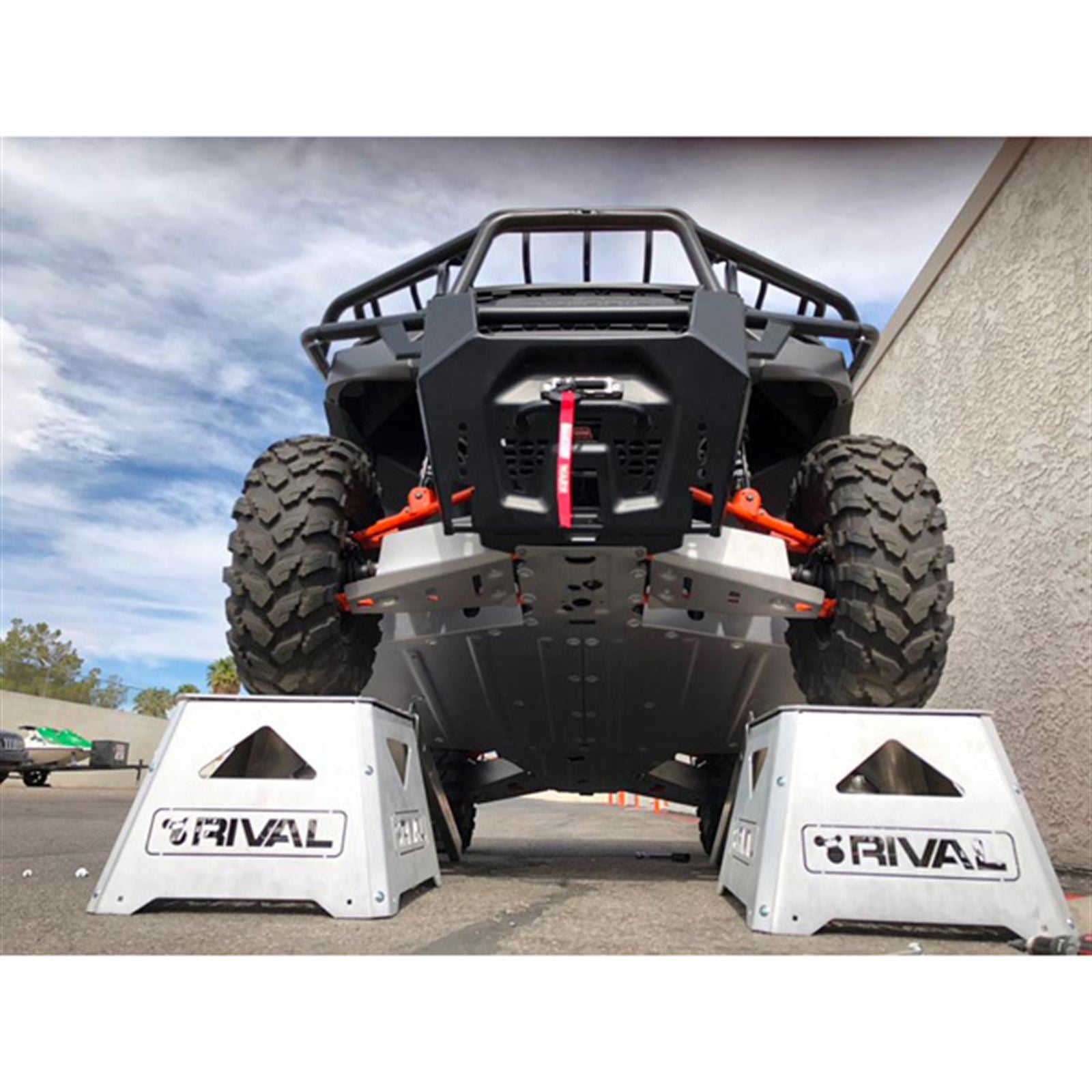 Rival Powersports USA Alloy Central Skid Plate for Polaris Ranger 1000/1000 XP/EPS 2444.7448.1_1732347
