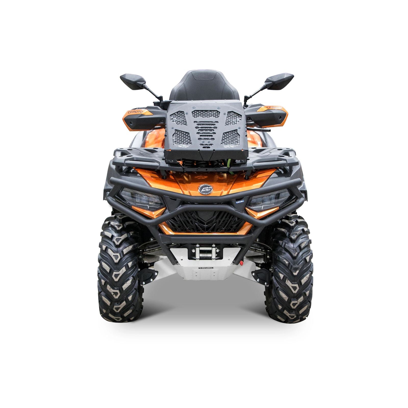 Rival Powersports USA Single and Touring Radiator Relocation Kit for CF Moto 2444.8109.1_1732383