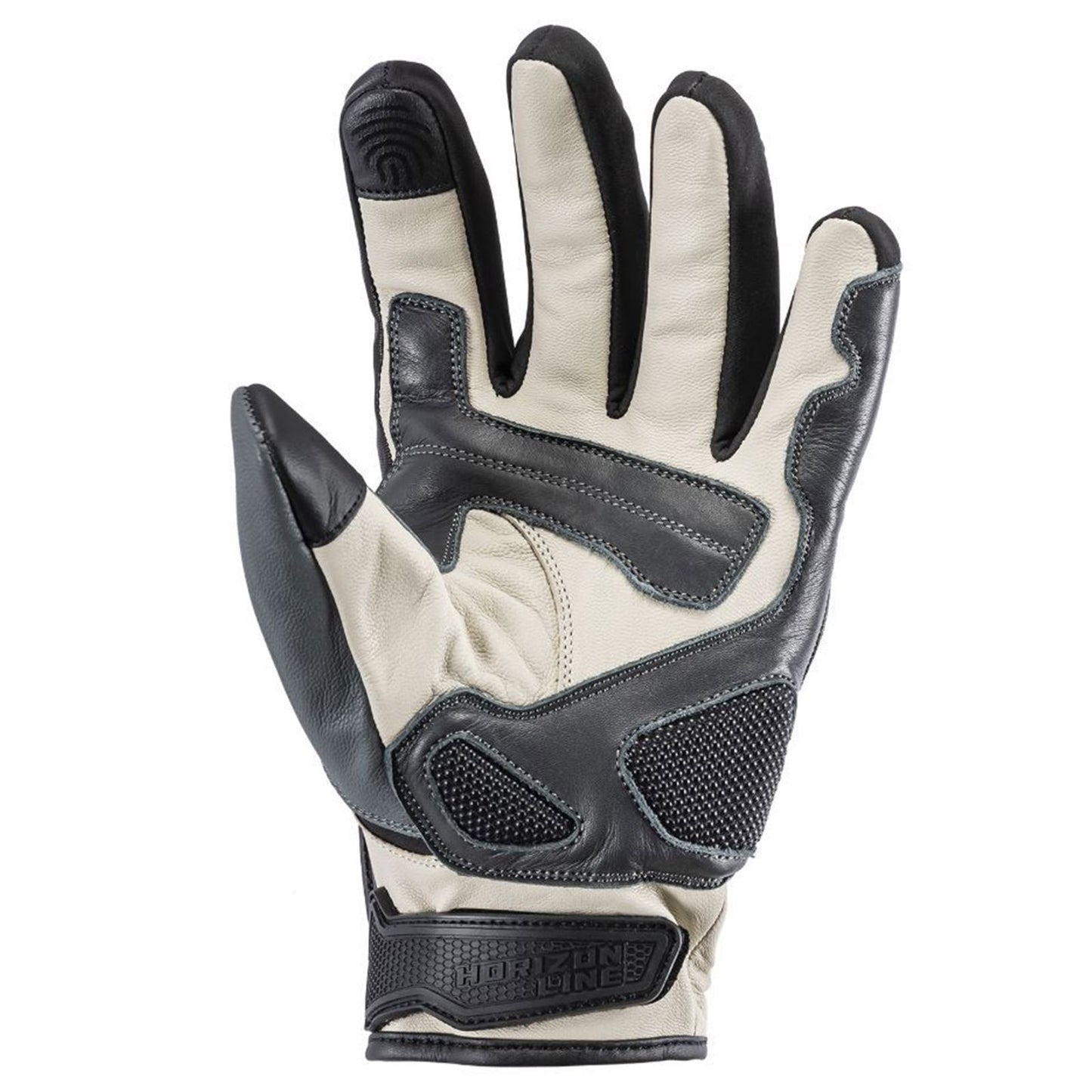 Tourmaster Full Leather Trailbreak Men's Gloves - Sand/Grey_1771675
