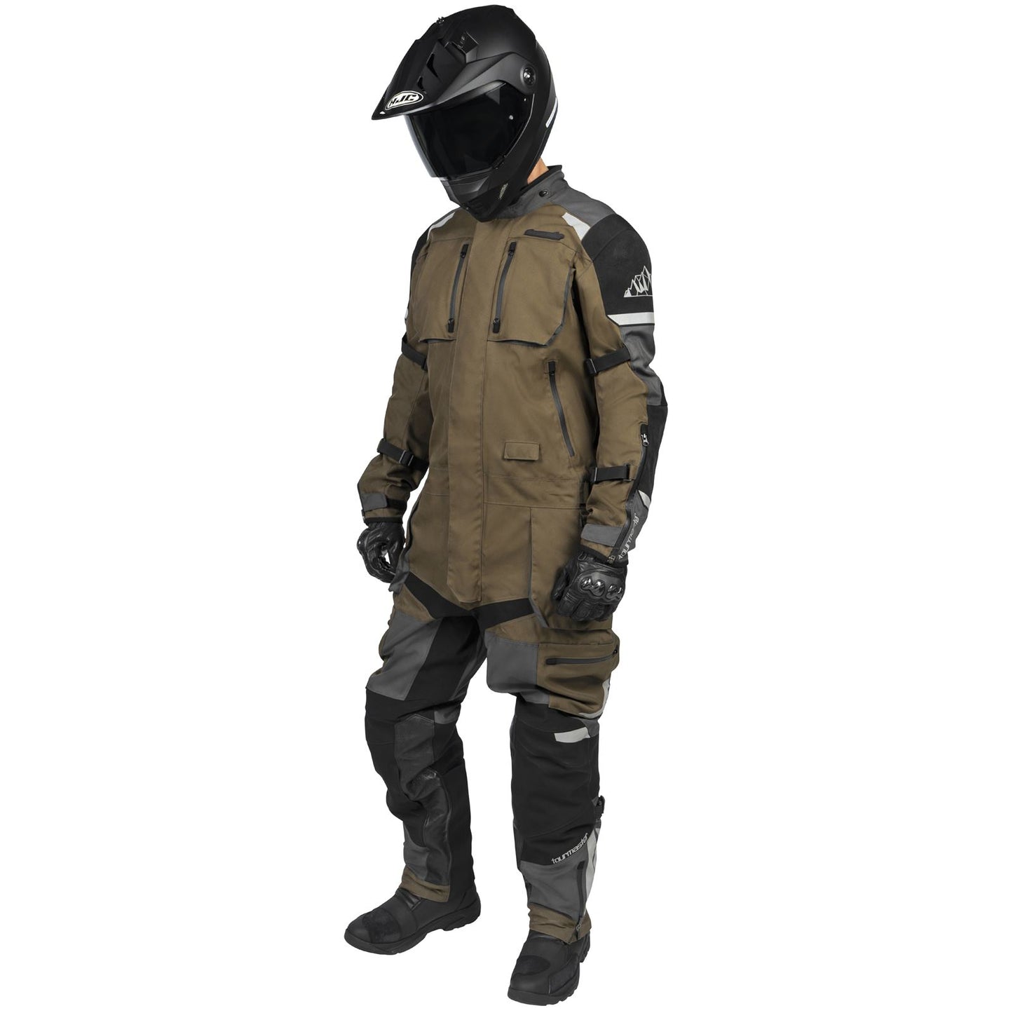 Tourmaster Centurion Laminated 1-Piece Suit - Sand/Gunmetal_1389181