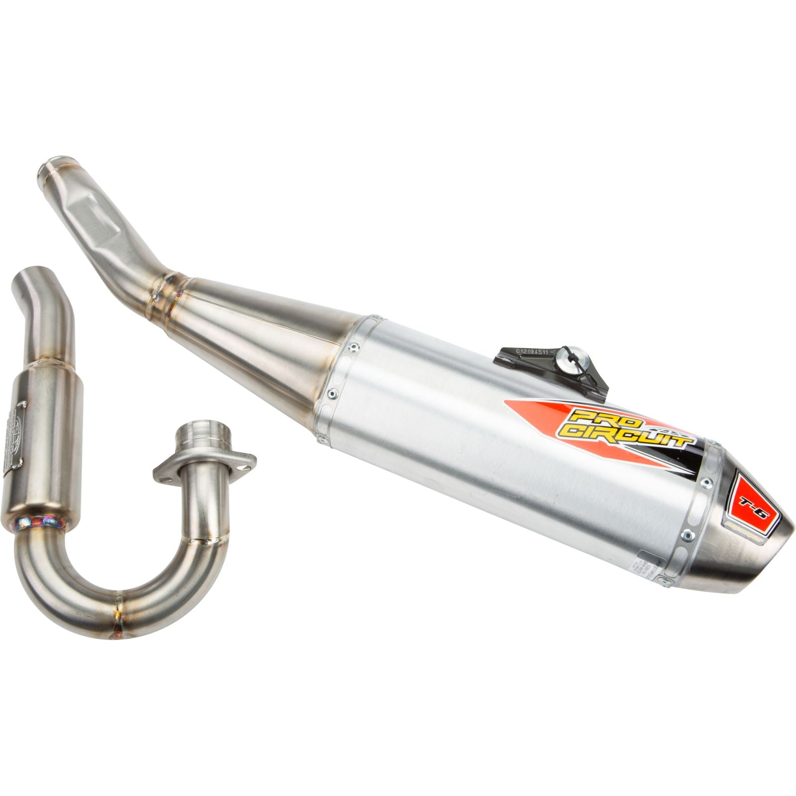 Pro Circuit T-6 Exhaust System - Stainless Steel for 2024-2025 Kawasaki KX 450 [MPN: 0122445G]_1385193