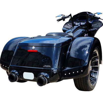 Paul Yaffe's Bagger Nation Pro Street Rear Fender - Black Plate Frame - No Outlet [MPN: FPSFK-N-NO-5TB-B]_1385403