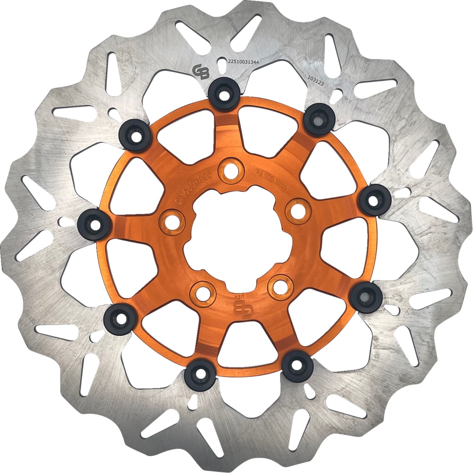 Galfer GBrake Rotor - Front - Orange DF680CW-O_1385363