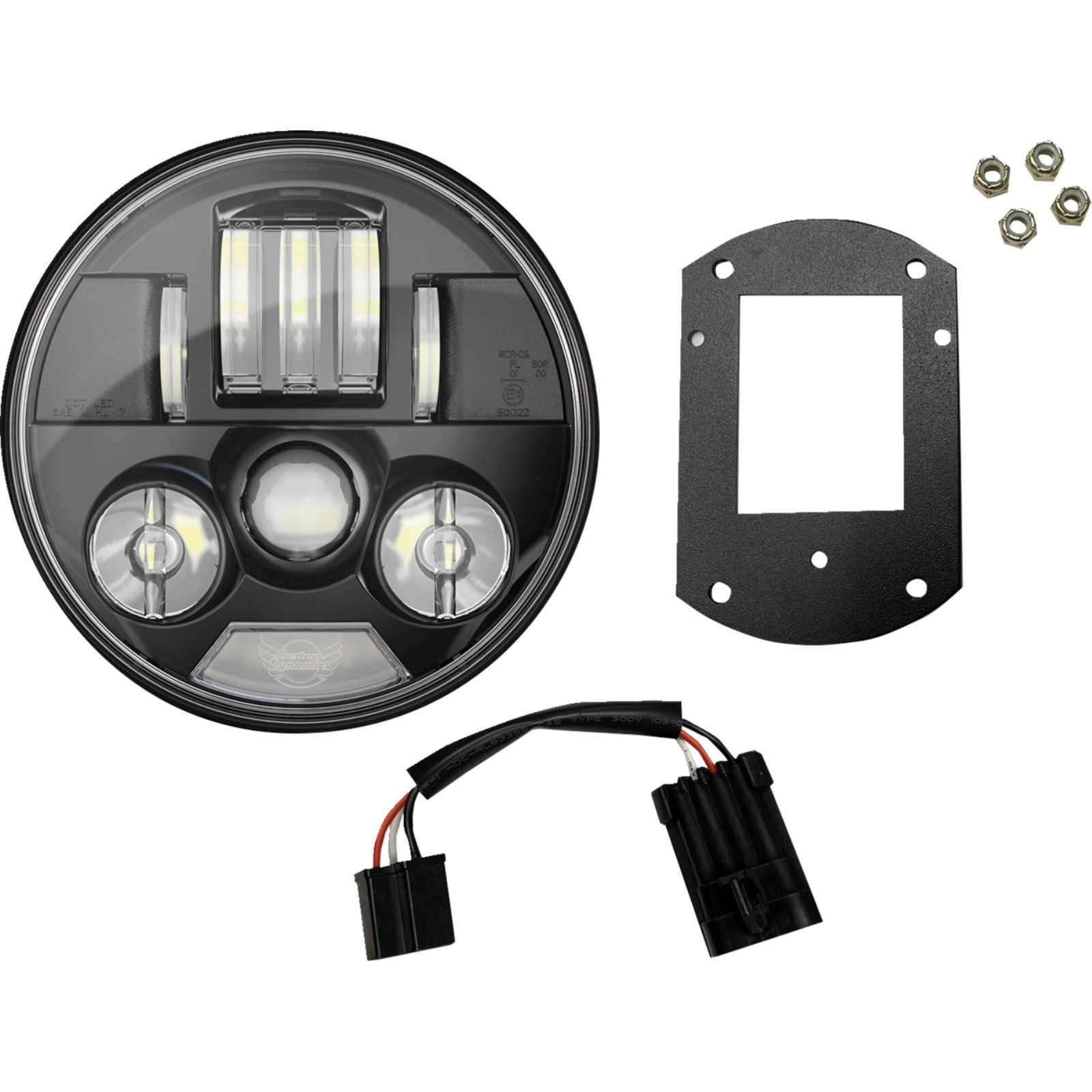 Custom Dynamics ProBEAM® Headlight Kit - 5-3/4" - Black - FXLRST/FXRST PB-LRST-B_1385439