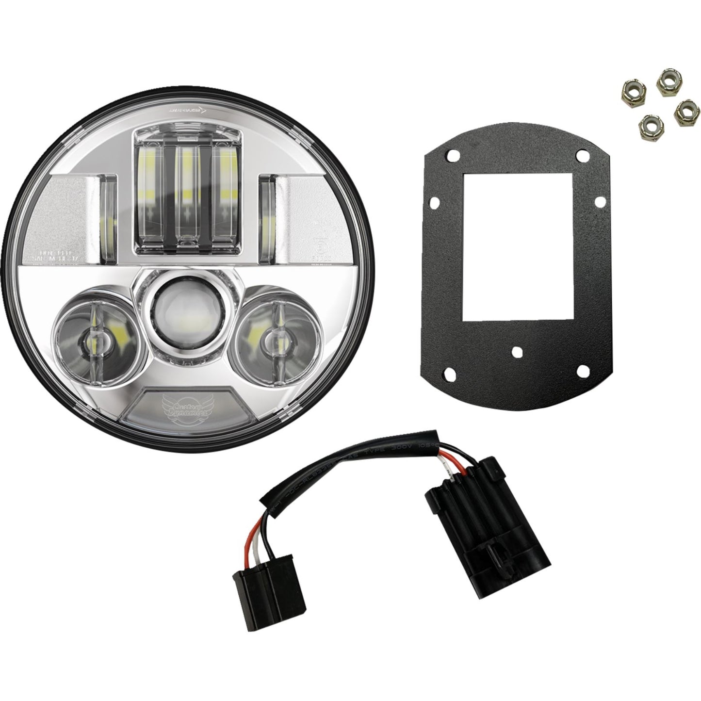 Custom Dynamics ProBEAM® Headlight Kit - 5-3/4" - Chrome - FXLRST/FXRST PB-LRST-c_1385441