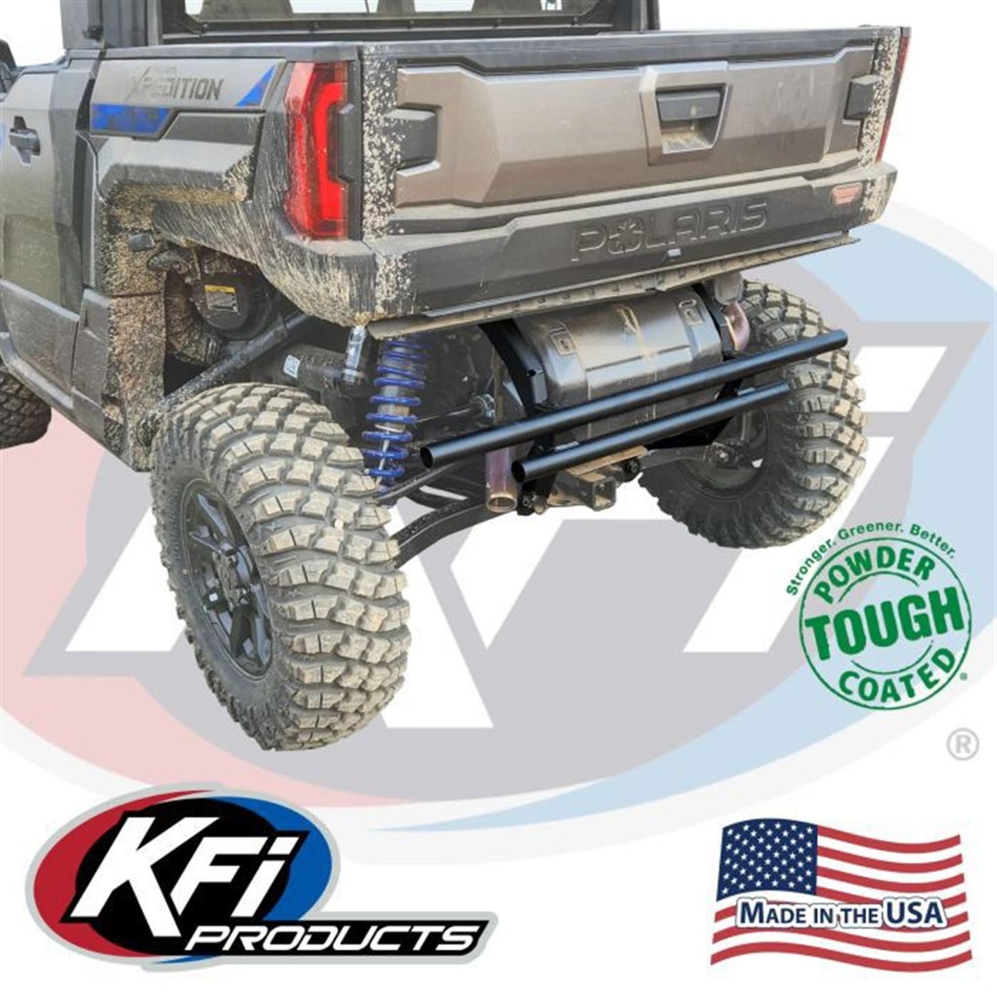 KFI Bumper Rear Formed for Polaris Xpedition 102095_1443450