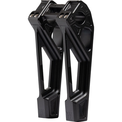 Kodlin USA Risers - Fastback - Includes Clamp - 8" - Black [MPN: K55128]_1387494