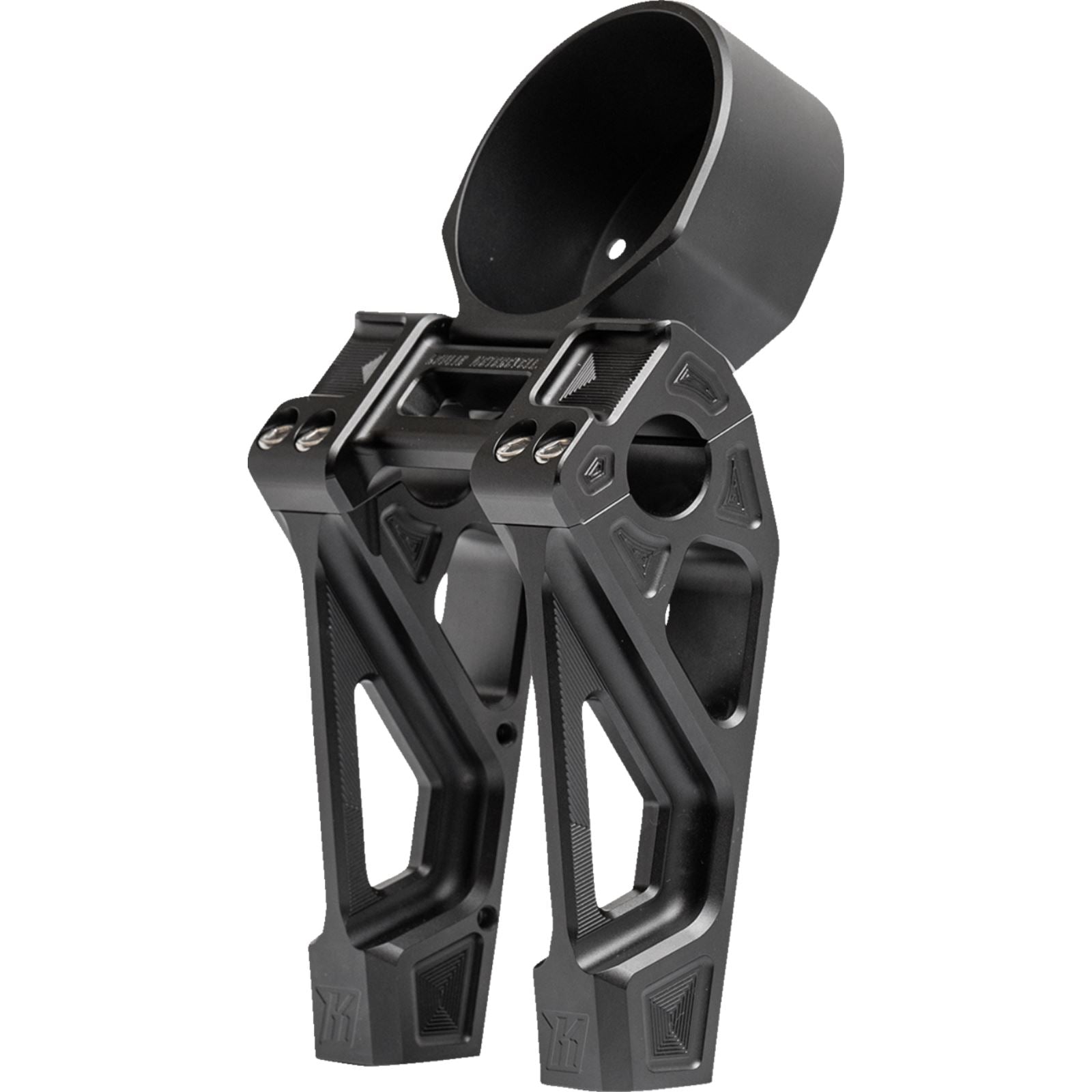 Kodlin USA Risers - Fastback - Includes Clamp - 6" - Black [MPN: K55129]_1387490