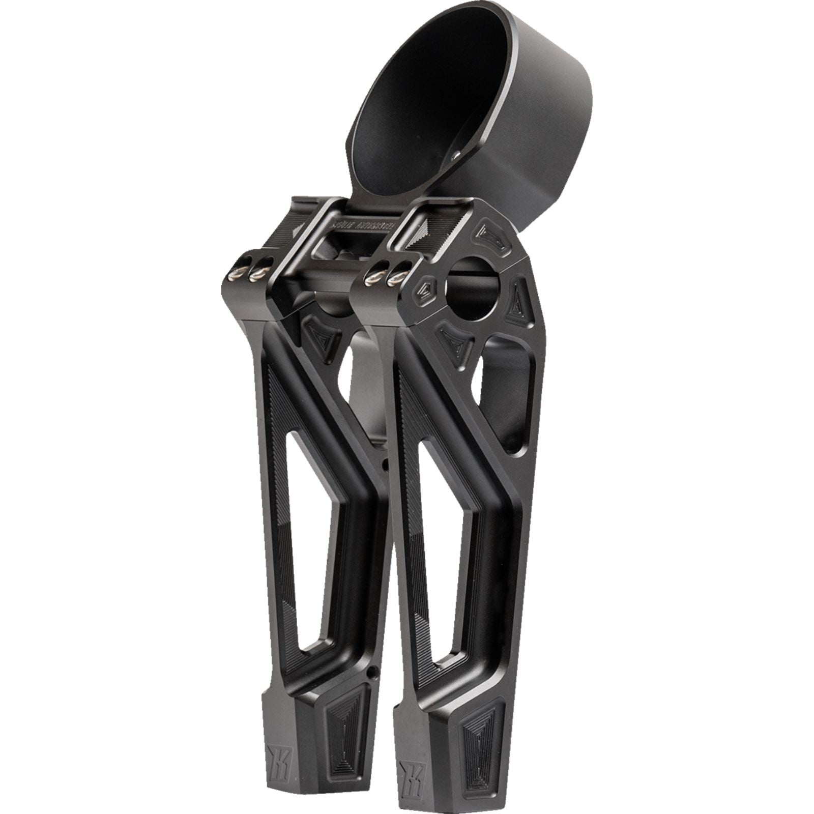 Kodlin USA Risers - Fastback - Includes Clamp & Gauge Bracket - 8" - Black [MPN: K55131]_1387486