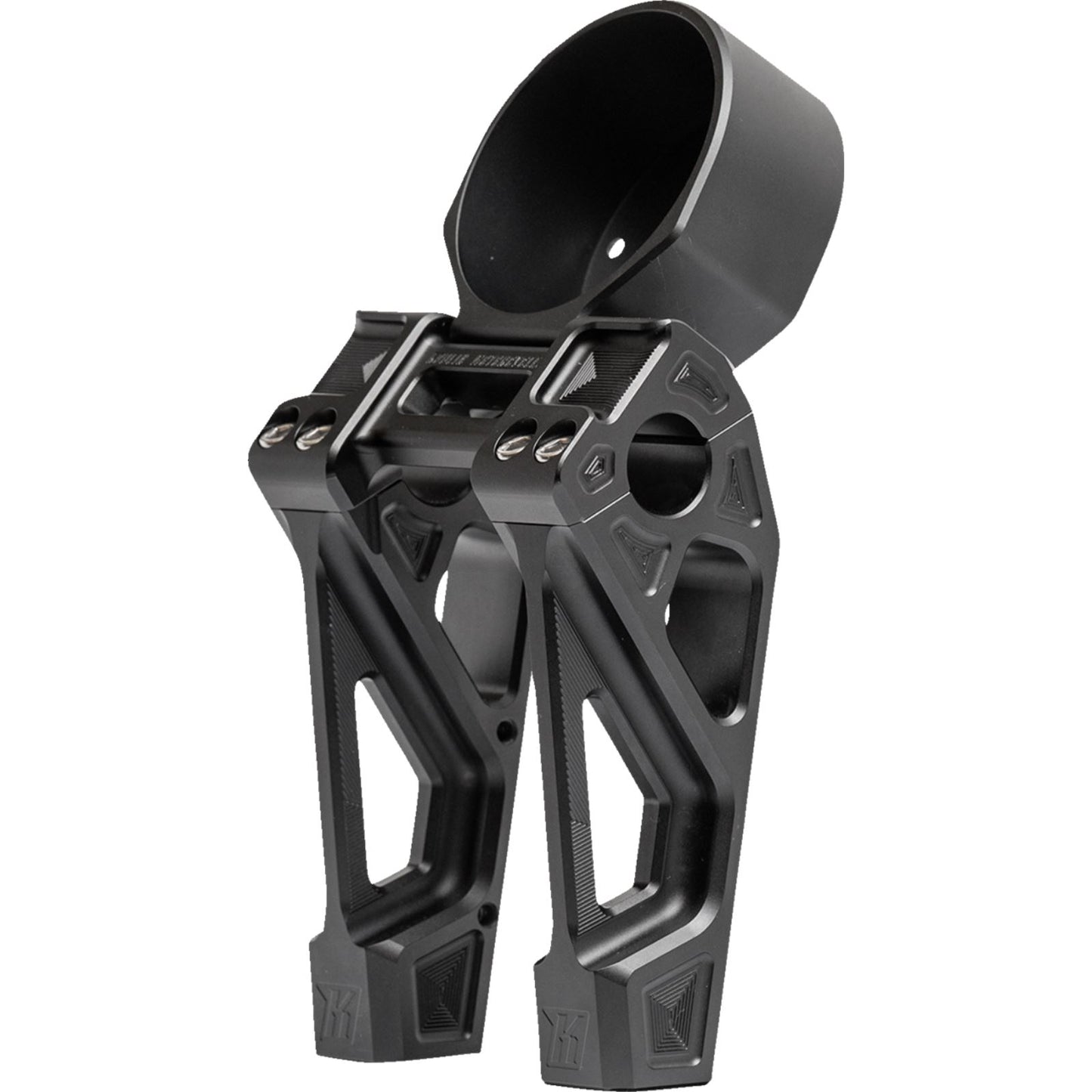 Kodlin USA Risers - Fastback - Includes Clamp & Gauge Bracket - 6" - Black [MPN: K55132]_1387485