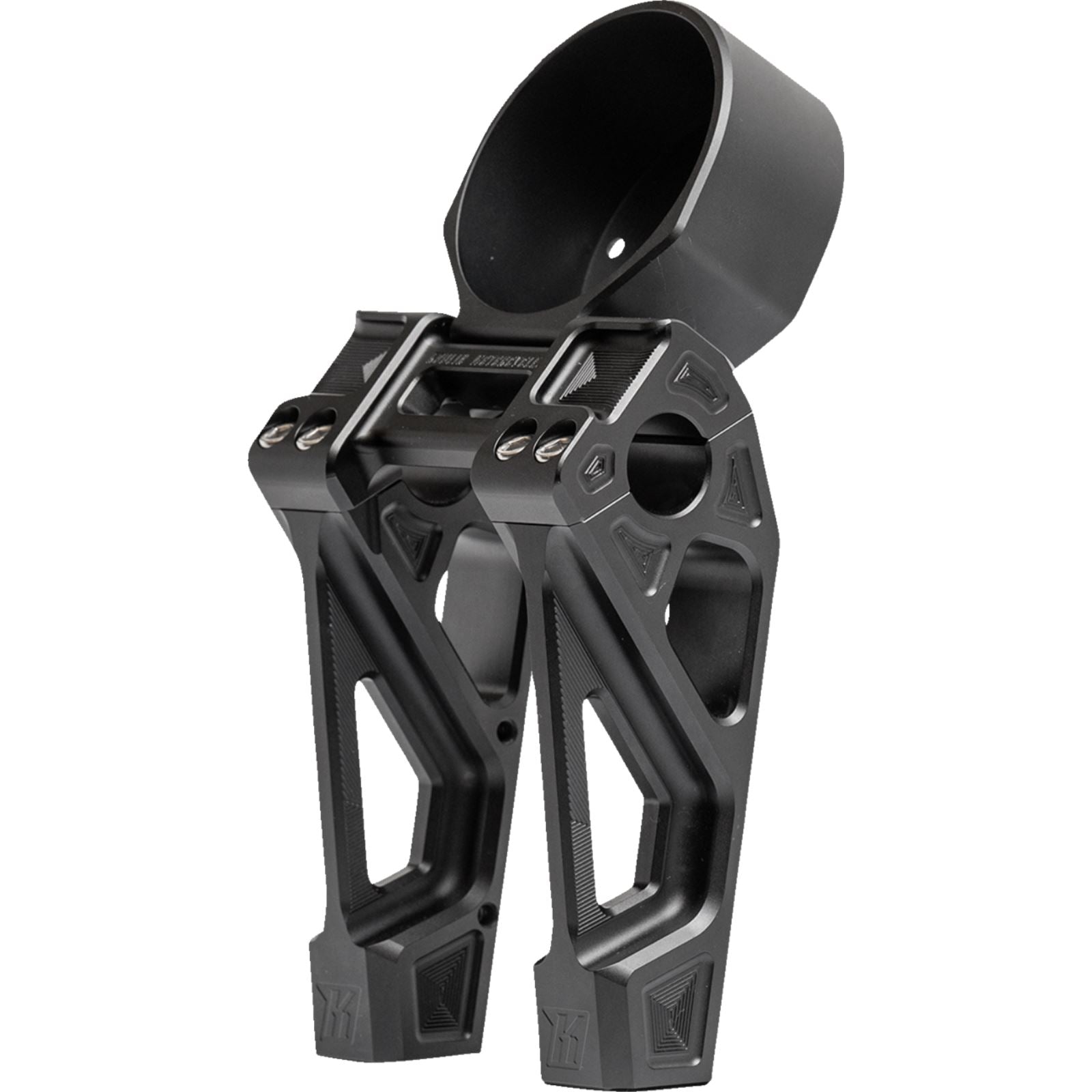 Kodlin USA Risers - Fastback - Includes Clamp & Gauge Bracket - 6" - Black [MPN: K55132]_1387485