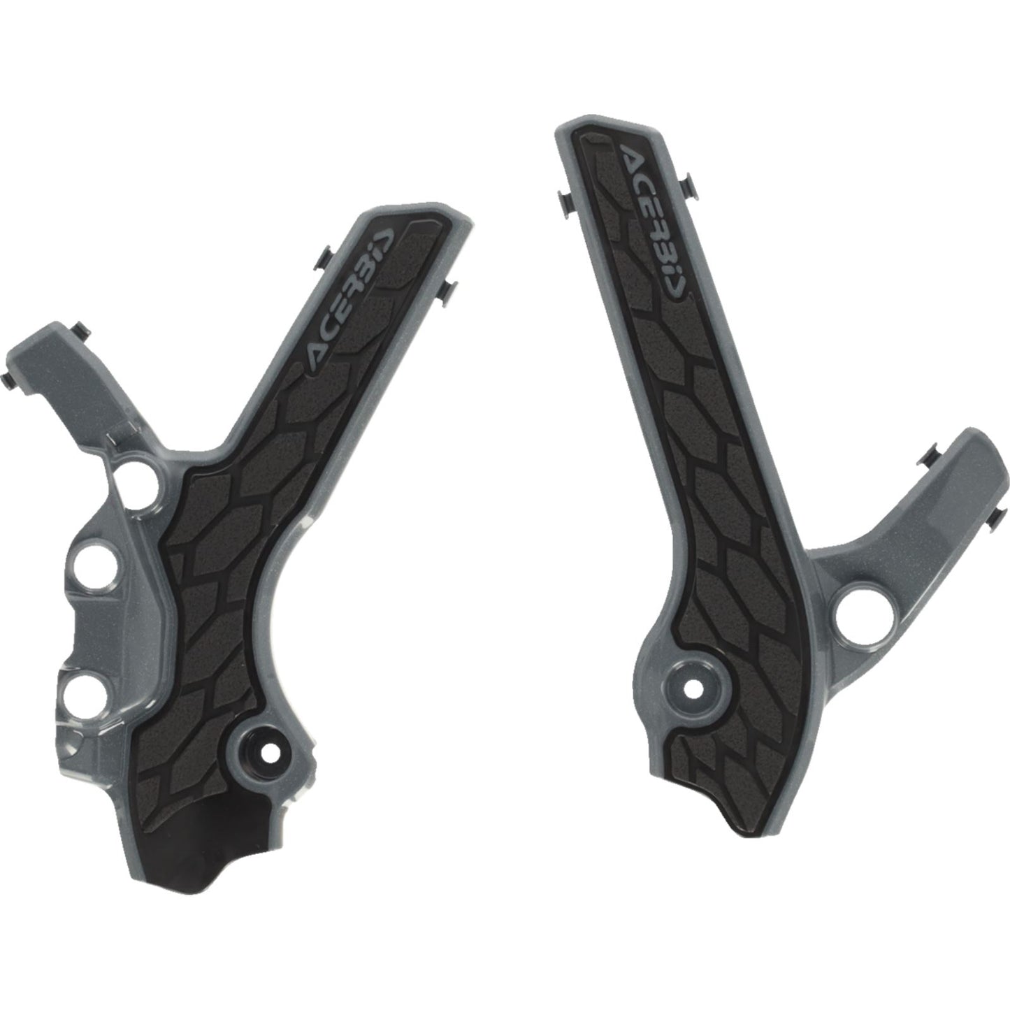 Acerbis X-Grip Frame Guards - Gray/Black - DR-Z 400S/E/SM 2983341019_1388535
