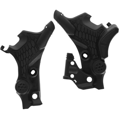Acerbis X-Grip Frame Guards - Black/Gray for Honda Transalp 2983661001_1398186
