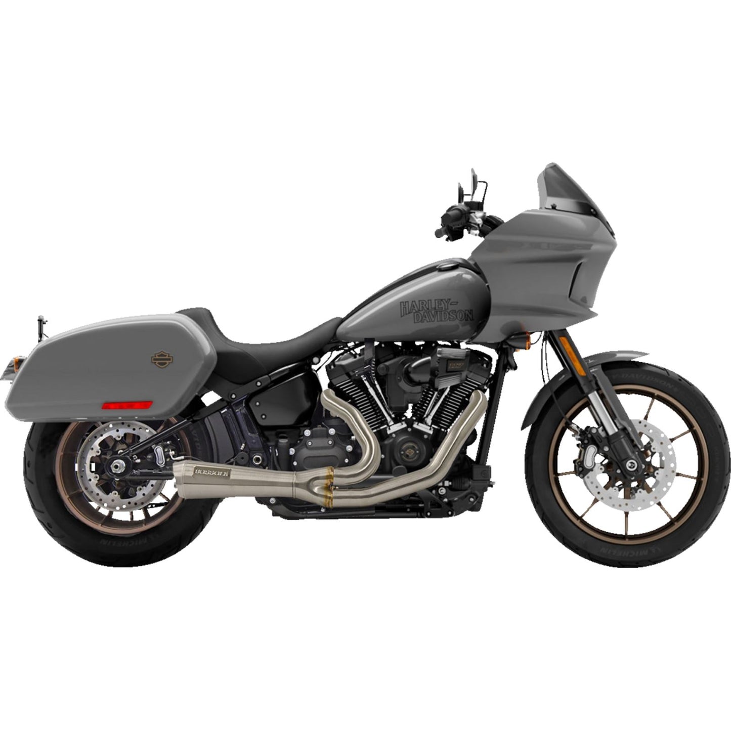 Bassani Manufacturing 2-into-1 Ripper Short Exhaust System - Stainless Steel [MPN: 1S74SSE]_1388661
