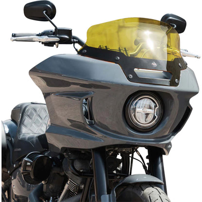 Klock Werks Kolor Flare™ Sport Windshield - 6" - Yellow - FXLRST [MPN: KWW-02-0624]_1389125