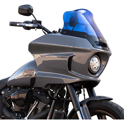 Klock Werks Kolor Flare™ Sport Windshield - 8" - Blue - FXLRST [MPN: KWW-02-0633]_1389162