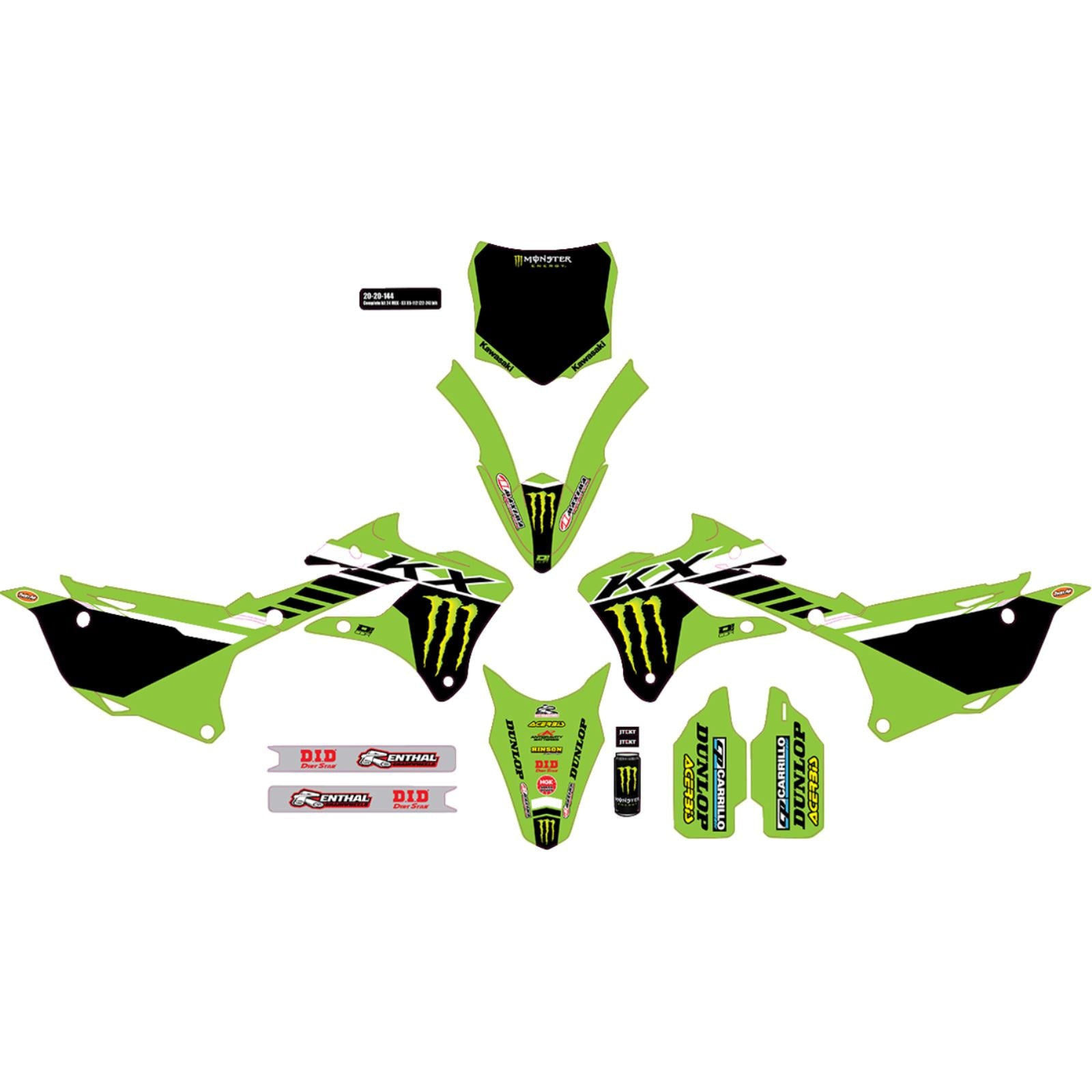 D'Cor Graphic Kit - '24 Monster Energy [MPN: 20-20-144]_1398190