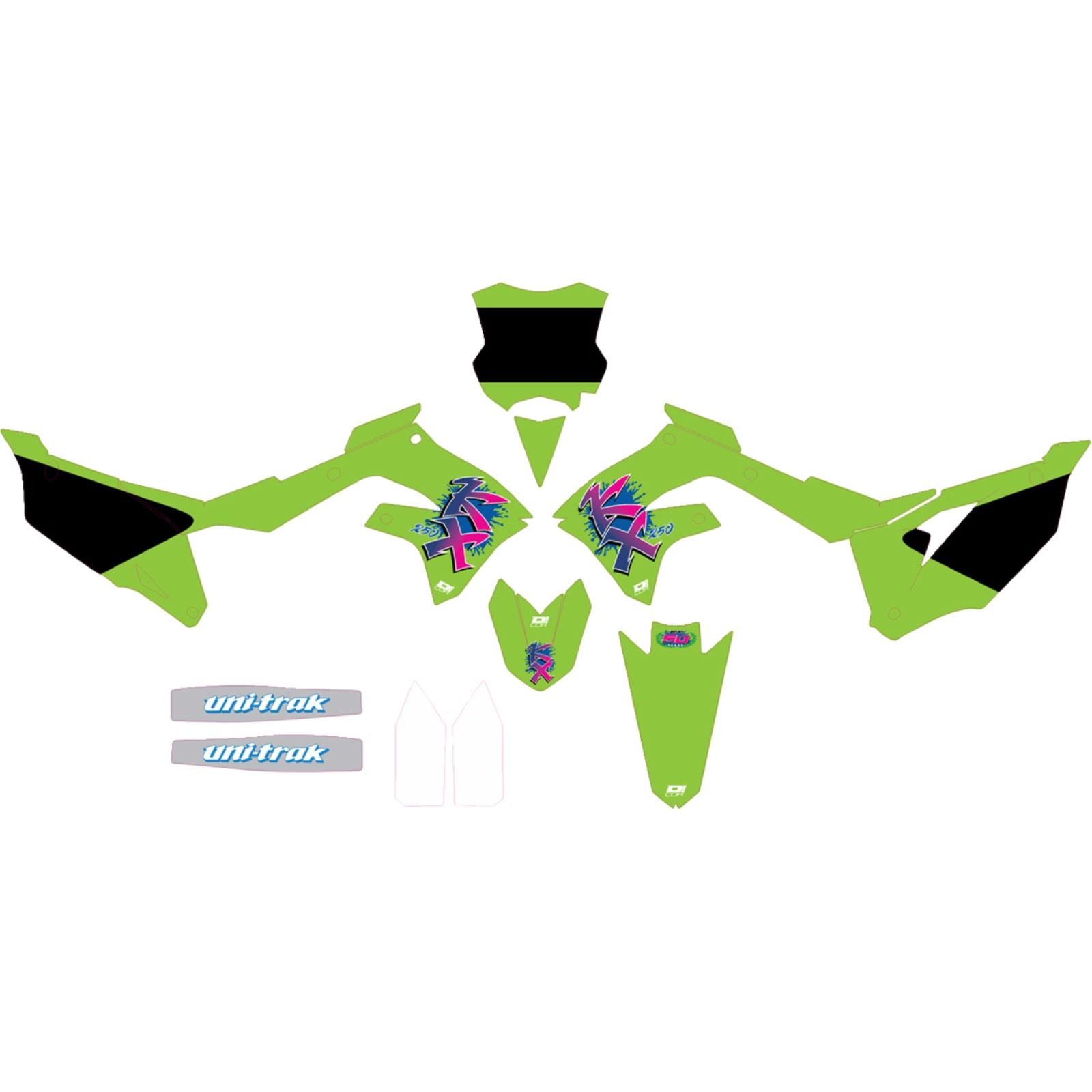 D'Cor Complete Graphic Kit for Kawasaki [MPN: 20-20-363]_1398194