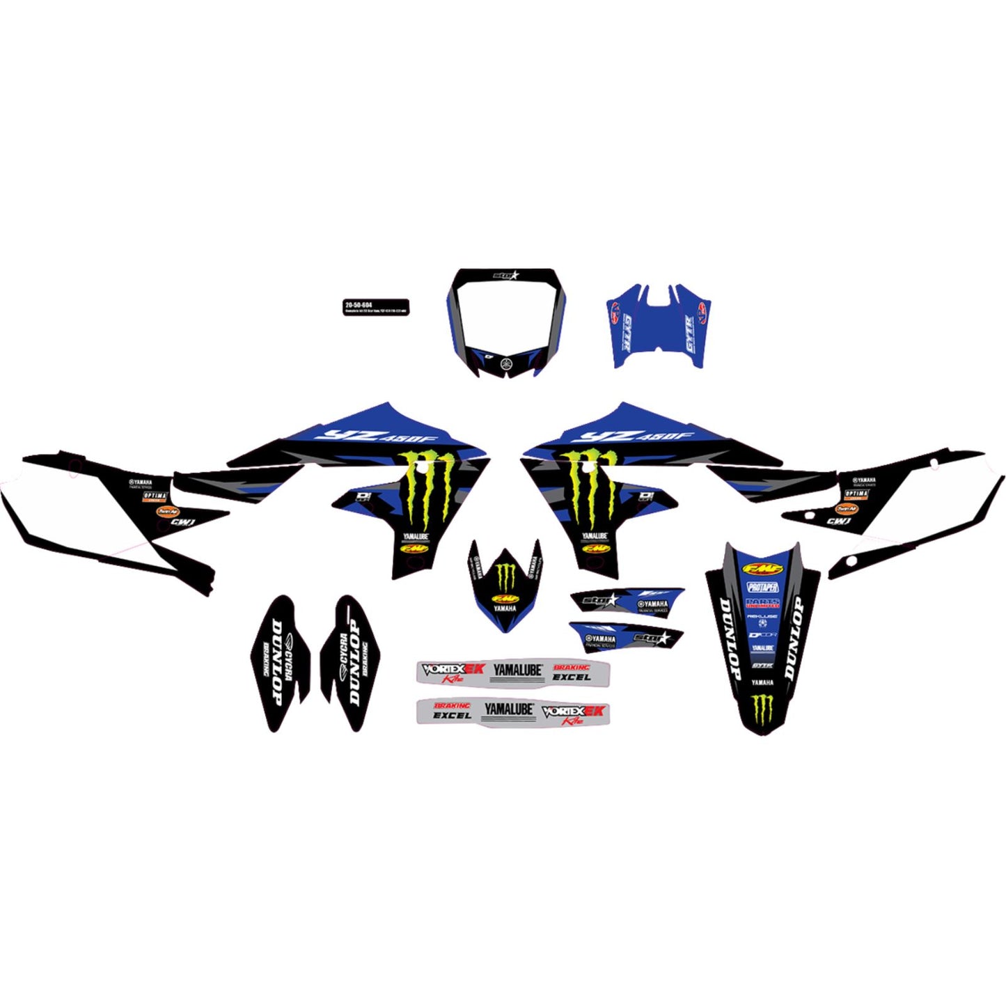 D'Cor Graphic Kit - Monster Energy [MPN: 20-50-604]_1400830