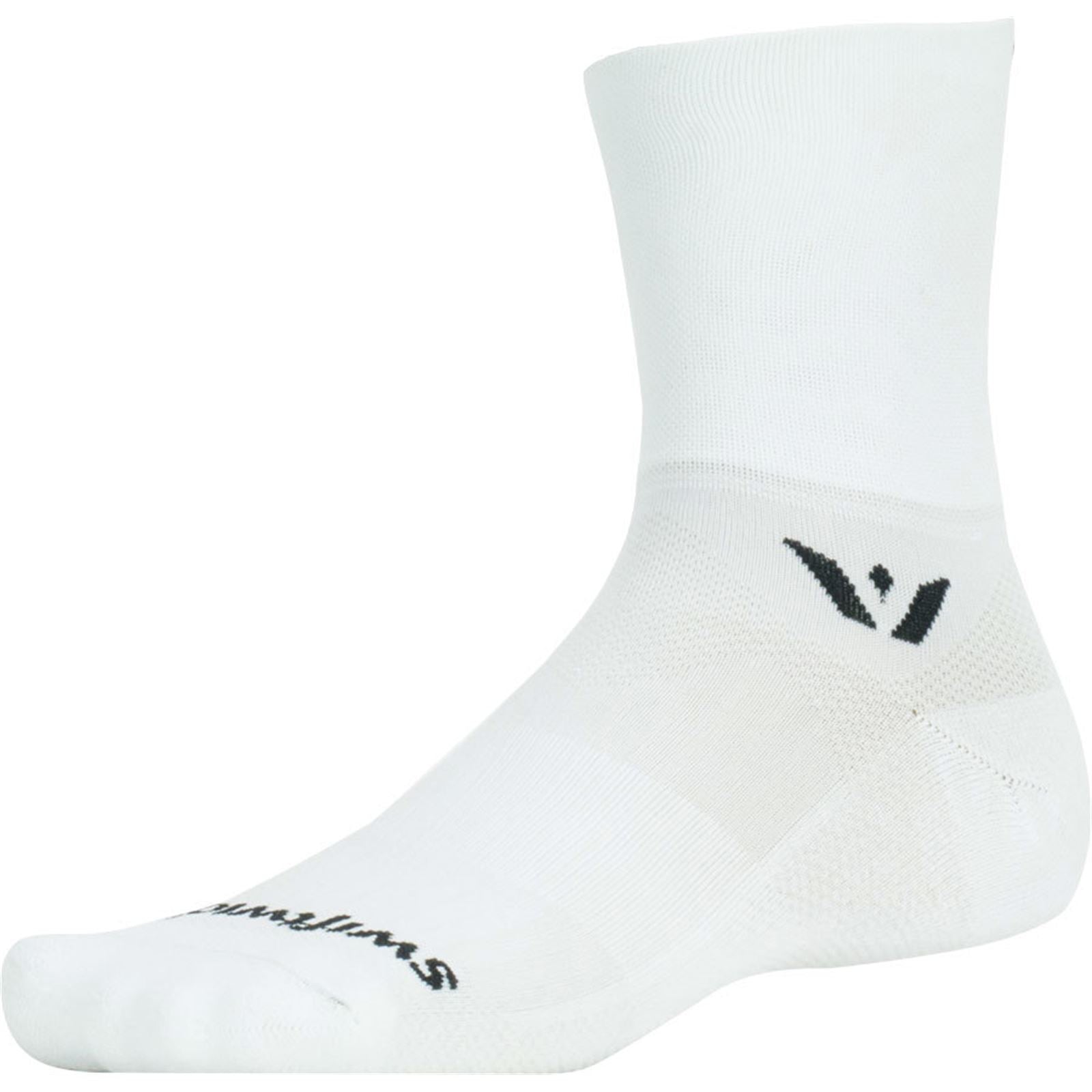 Swiftwick Aspire Four Socks - 4 inch - White_1409544