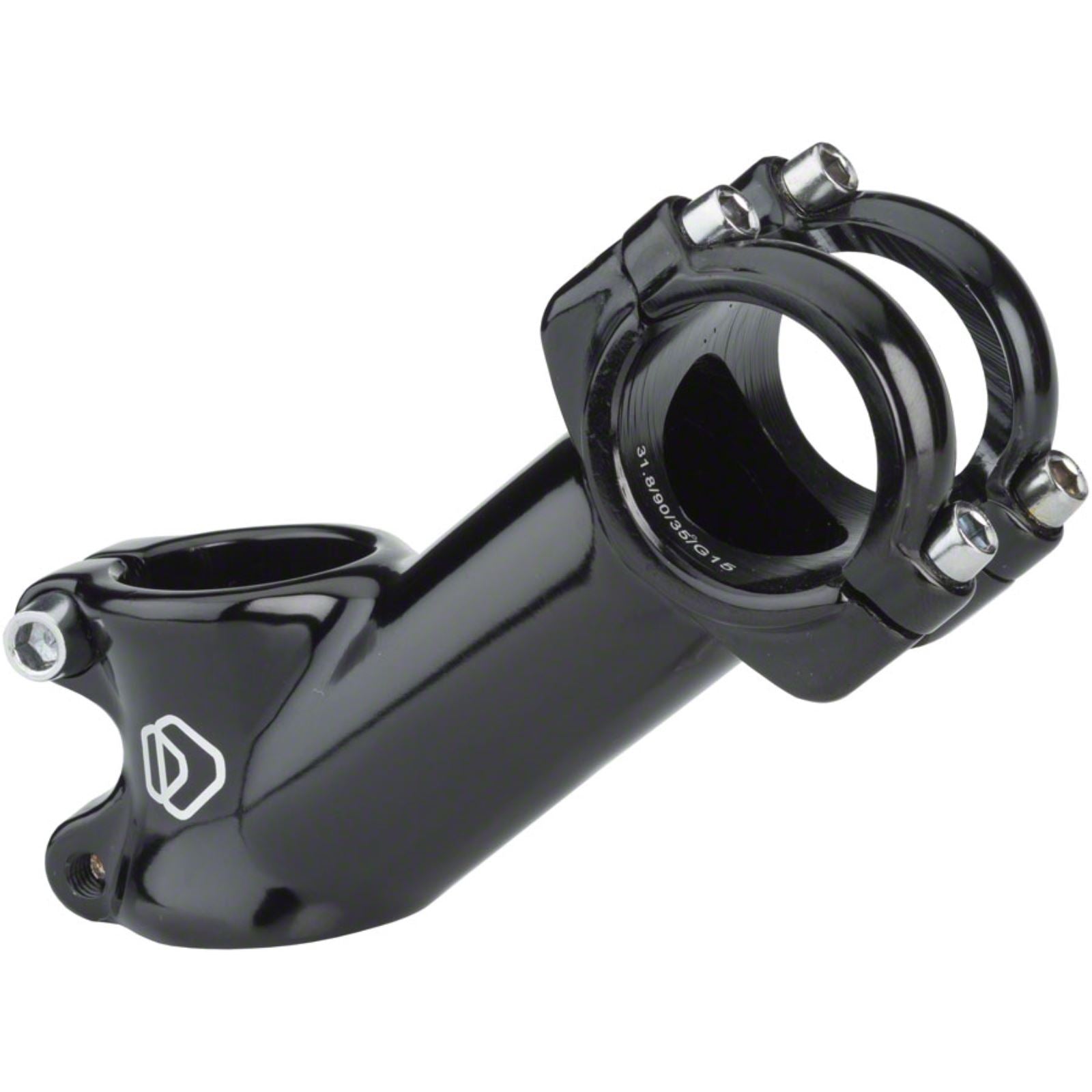 MSW 31.8 Stem - 70mm, 31.8 Clamp, +35, 1 1/8", Alloy, Black [MPN: AS-021 70/125  31.8 BL]_1433524