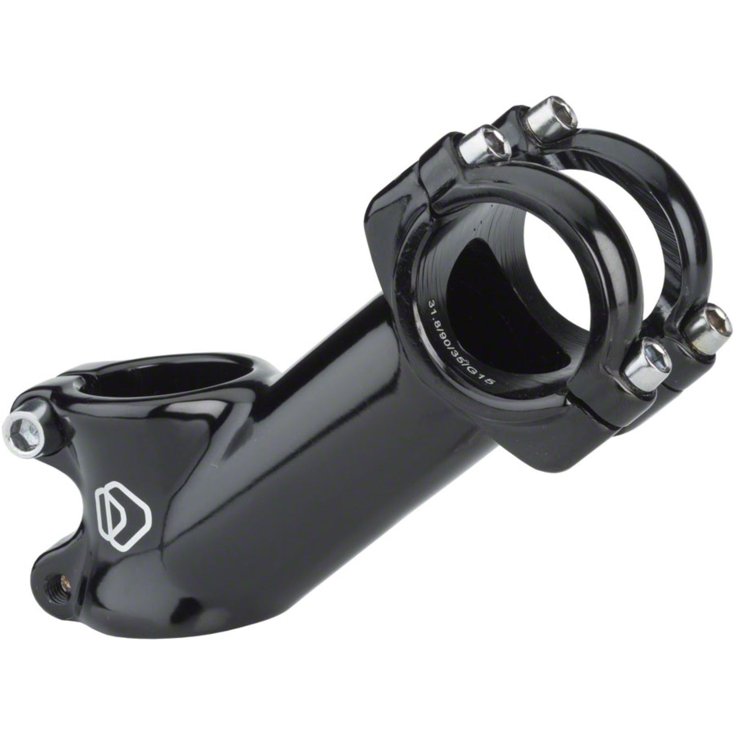 MSW 31.8 Stem - 90mm, 31.8 Clamp, +35, 1 1/8", Alloy, Black [MPN: AS-021 90/125  31.8 BL]_1433525