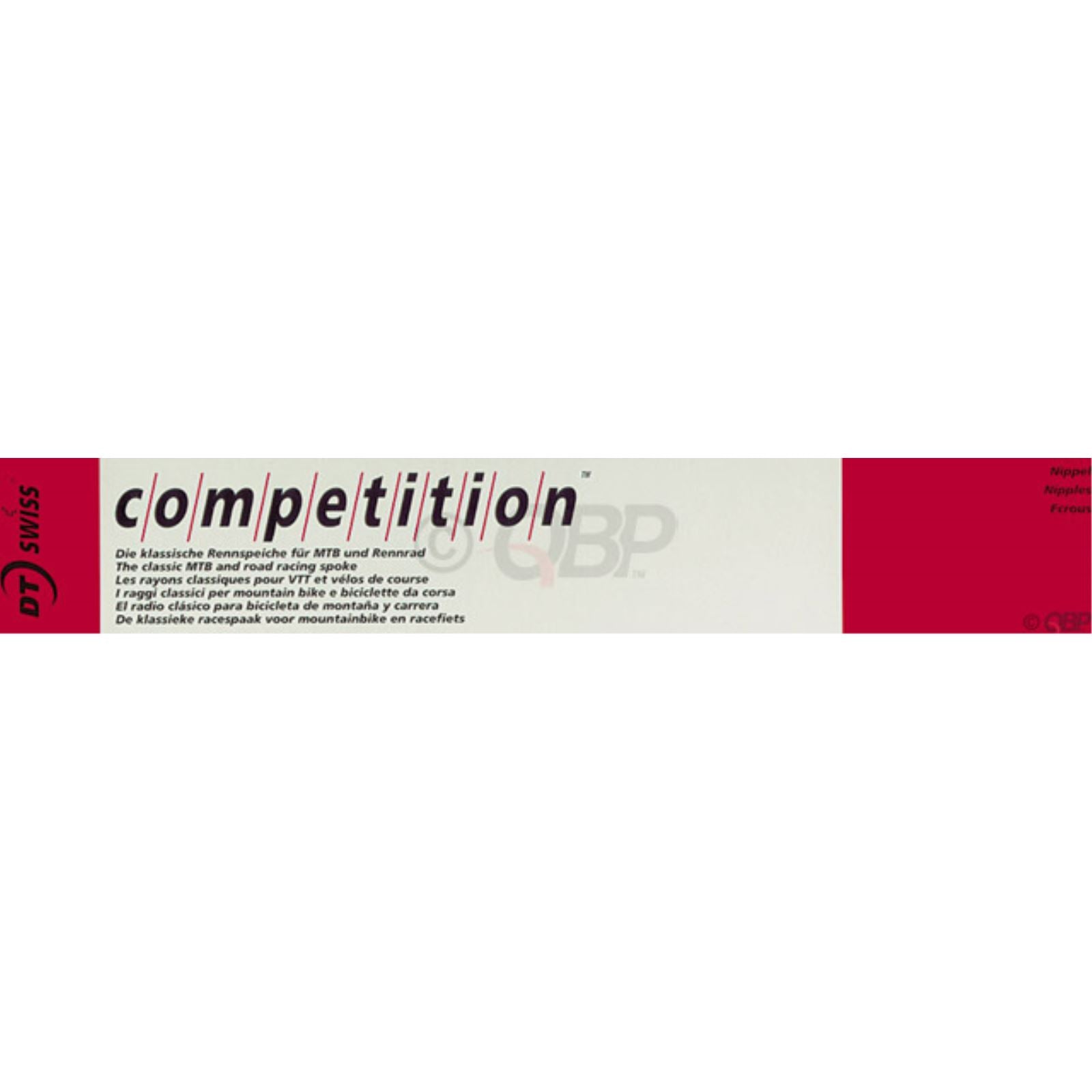 DT Swiss Competition Spoke: 191mm, J-Bend, Silver, Box of 100 [MPN: SCO020191N0100]_1433636