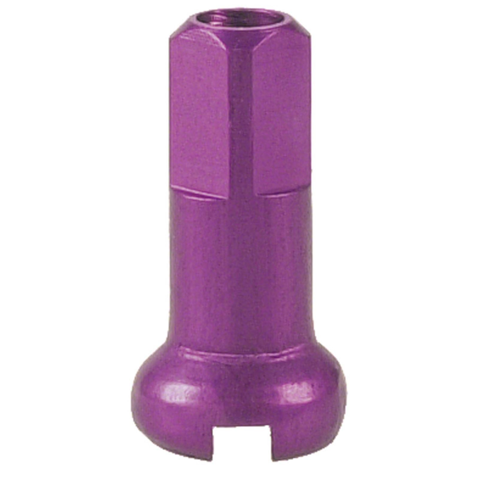 DT Swiss Standard Spoke Nipples - Aluminum, 1.8 x 12mm, Purple, Box of 100 [MPN: N0AA18120V0100]_1433691
